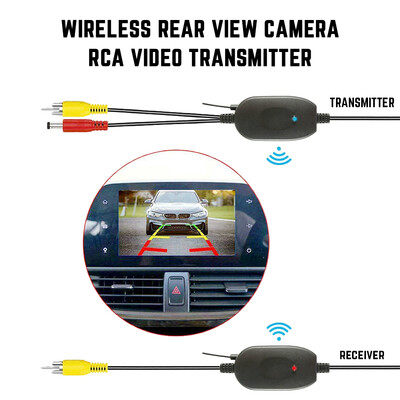 

24G Wireless Color Video Transmitter Receiver for Car Rear Backup View Camera