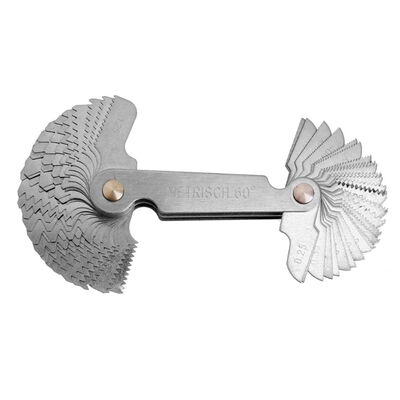 

58 Blades 55-Degree Threads Metric 60-Degree Threads Measure Gauge Gage Inch Screw Pitch Measuring Tool Kit