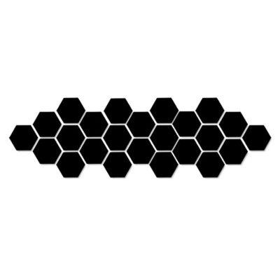 

Hexagon Mirror Surface Wall Stickers DIY Wall Stickers Removable Hexagonal Decorative Mirror Sheet