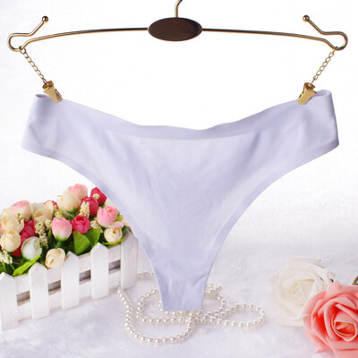 

5color Gift Womens Sexy lingerie Thongs G-string Underwear Panties Briefs Ladies T-back 1pcsLot Seamless Panties majtki damskie