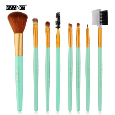 

New 8 Pcs Makeup Brushes Kit Blush Eye Shadow Eyeliner Eyebrow Brush Makeup Brushes Set Maquiagem Pincel Cosmetics Beauty Tool