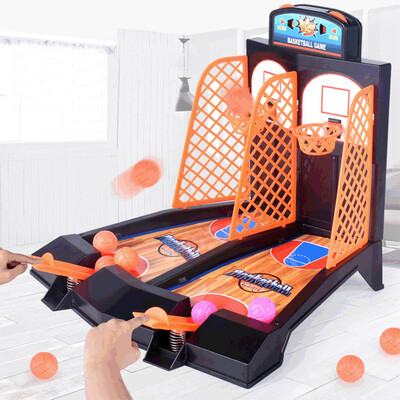 

YIWULABasketball Shooting Game Desktop Table Reduce Stress Set Sports Toy for Adults