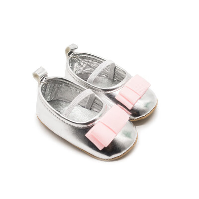 

Brand New Newborn Baby Girl Princess Shoes Soft Sole Crib Leather Solid Flat With Heel Baby Shoes