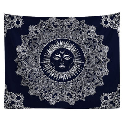 

New factory direct digital printing tapestry wall hangings beach towel wavey sun Indian Mandala Tapestry Throw Wall Hanging