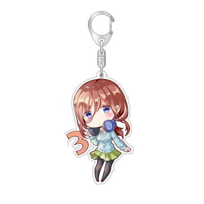 

CAR-TOBBY Anime Five-part Flower Wedding Animation Nakano Acrylic Keychain Pendant