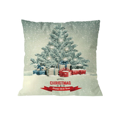 

Tailored Merry Christmas Cushion Cover Square Pillow Case Home Decor