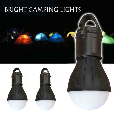 

〖Follure〗Outdoor Emergency Lamp LED Camping Hik Tent Fishing Hanging Light Black