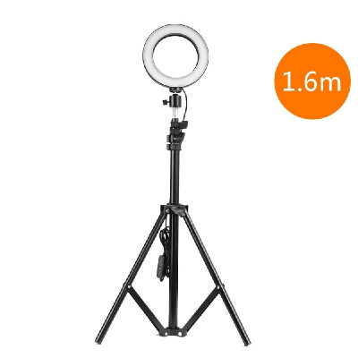 

160mm USB Interface Dimmable LED Selfie Round Light Phone Photography Video Makeup Lamp