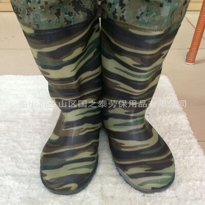 

Factory direct camouflage fishing water pants leather pants leather fork waterproof pants waterproof clothing fish half body water
