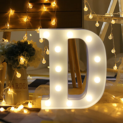

Siaonvr Remote control Alphabet Letter Lights LED Light Up White Plastic Letters Stand A