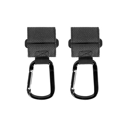 

1 Pair Shopping Bag Stroller Hook Wheelchair Baby Stroller Carabiner Clip Baby Carriage Bag Hanger Hanging Hook