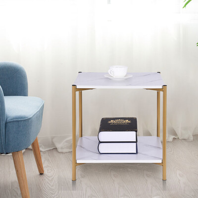 

Gobestart Fashion Small End Table Living Room Coffee Table Creative Sofa Bed Table