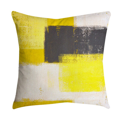 

〖Follure〗Pineapple Leaf Yellow Pillow Case Sofa Car Waist Throw Cushion Cover Home Decor