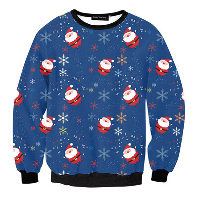 

Yeleo Trosetry Womens Ugly Santa Unicorn Snowflake Snowman Christmas Sweater Pullover Tops