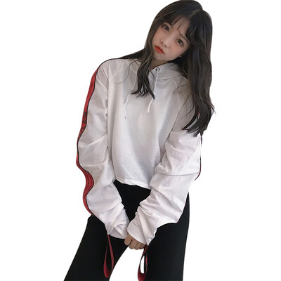 

Fashion Women Spring Long Sleeve Hoodie Pullover Harajuku Letter Print Womens Sweatshirt Tops Ladies Autumn Loose Hoodies