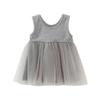

Lovely Kids 1 Year Birthday Dress Sleeveless Newborn Baby Girl Dress Casual Kids Dresses For Wedding Party Princess Vestidos