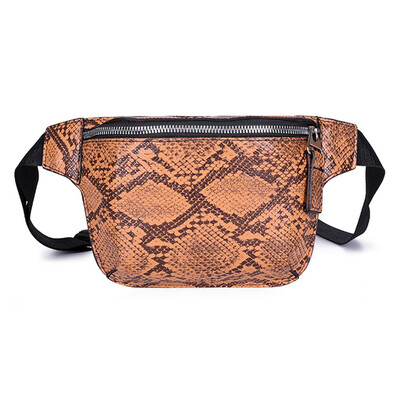 

Tailored Fashion Women Serpentine Zipper Messenger Bag Chest Bag Waist Bag Phone Bag