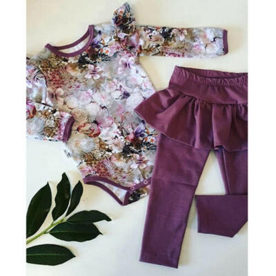

US Toddler Kids Baby Girl Infant Clothes Romper Top Pants Outfit Sets Tracksuits