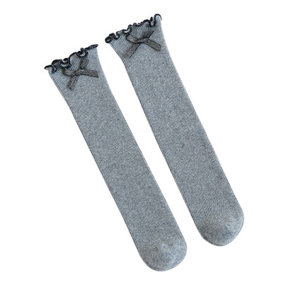 

Spring Summer Baby Kids Stockings Girls Bowknot Thin Tights Pantyhose Knee Stocking