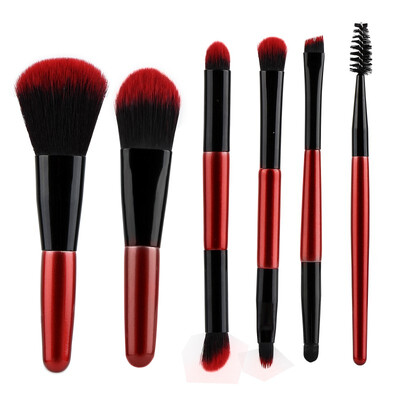 

Professional Double Head Eyeshadow Eyeliner Lips Powder Foundation Cosmetic 6Pcs Makeup Brushes Sets