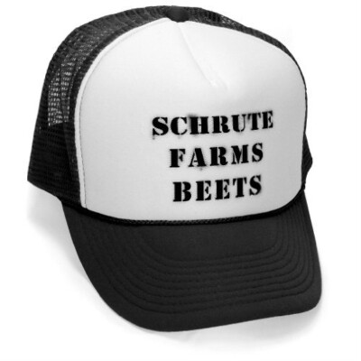 

Megashirtz - Schrute Farms - Vintage Style Trucker Hat Retro Mesh Cap