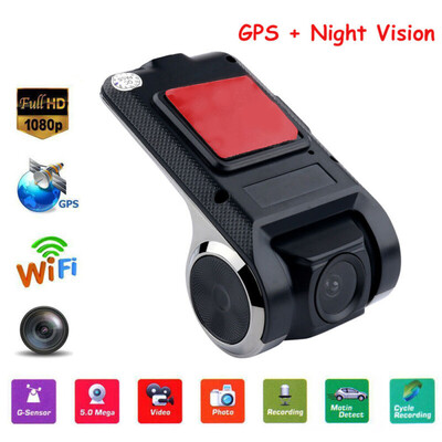 

Car 1080P Wifi GPS Camera Dash Cam Video Recorder Night Vision G-sensor W Cable