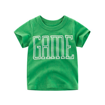 

Baby Boys Summer Cotton Letter Print T-shirt Tops Blouse Short Sleeve Casual Tee Shirts New
