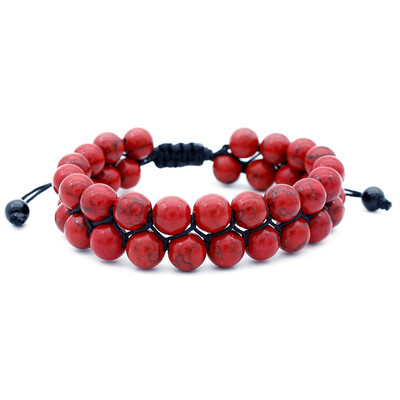 

New Trendy Lava Stone Charm Bracelet For Men Women Best Jewelry