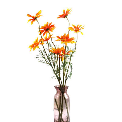 

Nordic Five Daisy Bouquet for Home Shop Decor Artificial Daisy Flowers Silk Fake Flower Bouquet Simulation Daisy Decor