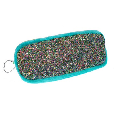 

Plush Sequins Purse Solid Color Cosmetic Storage Bag Travel Cosmetic Bag Useful