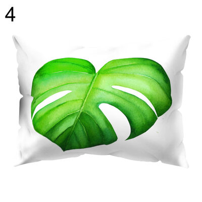 

Fashion Monstera Leaf Throw Pillow Case Cushion Cover Sofa Bed Home Car Decor