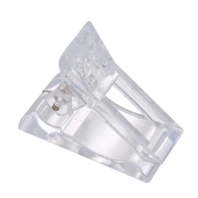 

Set Of 5Pcs Transparent Polygel Quick Building Nail Tips Clips Finger Nail Extension UV LED Plastic Builder Clamps Manicure Nail A
