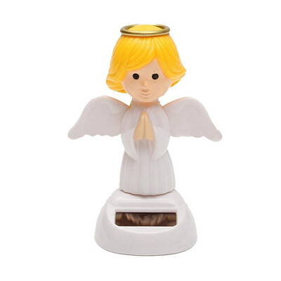 

Cartoon Angel Car Ornaments Solar Swing Doll Model Vehicle Decorations Children Toy Birthday Gift
