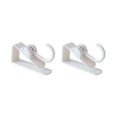 

Toponeto Door Hooks Rotatable Hanging Holder Storage Hook Organizer Bathroom 248pc