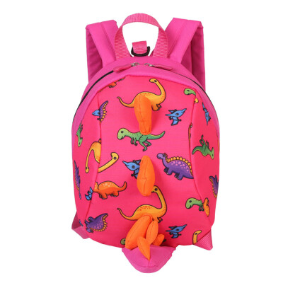 

Cute Baby Boy Girl Cartoon 3D Dinosaur Backpacks Toddler Oxford Cloth Preschool Travel Bags