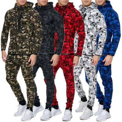 

Herren Trainingsanzug Kapuzenjacke Unterteile Hoodie Obere Hose Sportanzüge