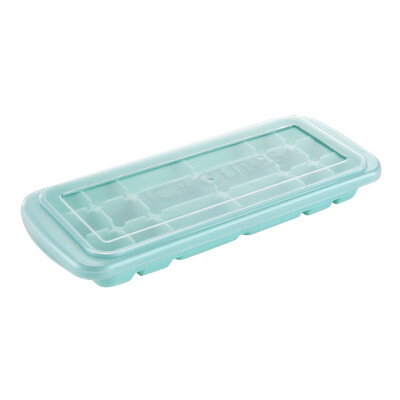 

Multi-purpose 18 grid with lid rectangular food grade silicone ice cube mold Sushi cake ice cube mold