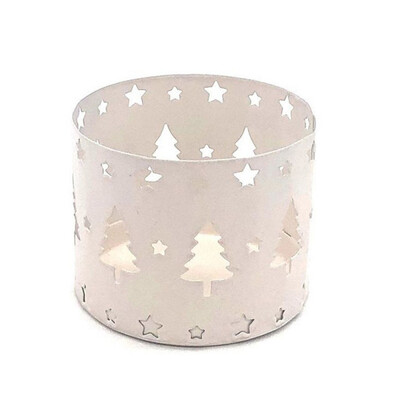 

Christmas Hollow Hollow Candle Holder Tea Light Candlestick Creative Christmas Decor Party Decoration