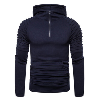 

Toponeto Men Autum Winter Long Sleeve Hooded Sweatshirt Zipper Outwear Tops Blouse
