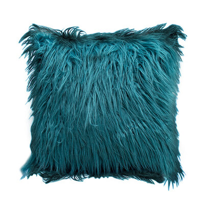 

Deluxe Home Decorative Super Soft Plush Mongolian Faux Fur Throw Pillow Cover Winter Warm Pillowcases New