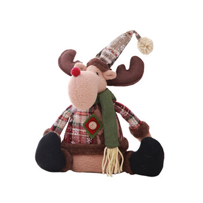 

Christmas Decorations Sitting Posture Old Man Snowman Figure Display Children\s Holiday Gifts Shopping Mall Window Decoration
