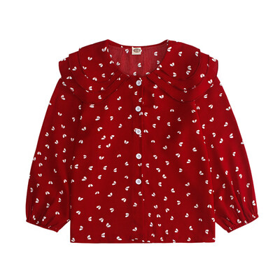 

2019 Girls Clothes long sleeve shirts girls blouse cotton baby girls princess shirts toddler casual tops fashion children shirts