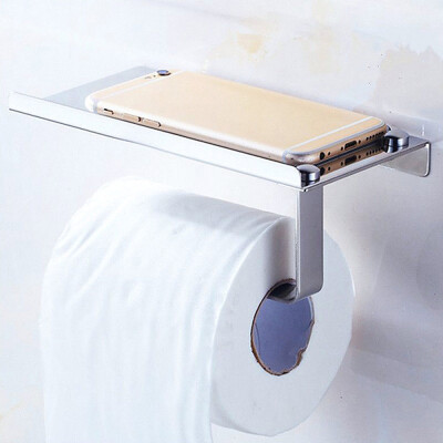 

Gobestart Toilet Roll Tissue Holder Stand Paper Storage Dispensers Wall Mounted Bathroom