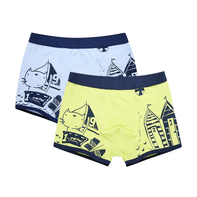 

2pcs Boys Panties Kids Casual Baby Cotton Underwears Childrens Cartoon Printing Underpants Kids Boxer 3-14Y