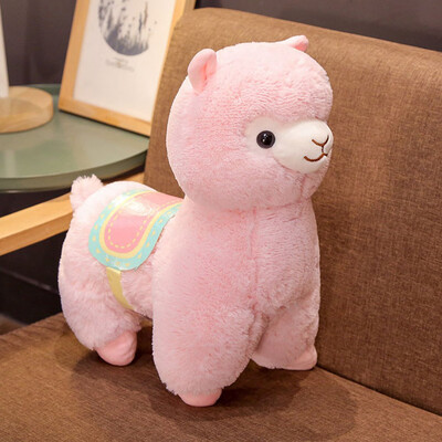 

2019 New Fashion Large Size 35Cm Rainbow Alpaca Stuffed Plush Toy Cute Alpaca Doll Pillow For Children Gifts