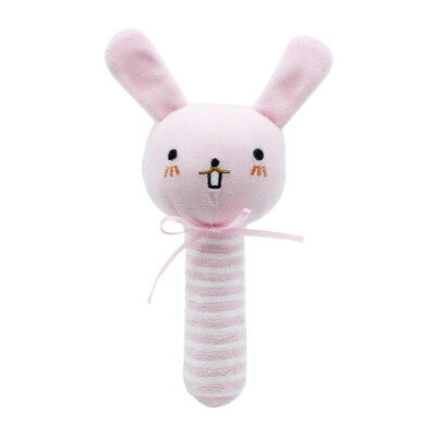 

Newborn Infant Baby Soft Plush Hand Grasping Toys Infant Cute Cartoon Bell Rattles Educational Toys For Babies