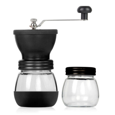 

Ceramic Burr Manual Handmade Coffee Bean Grinders Hand Grinding Mill Kitchen Tool With Seal Pot