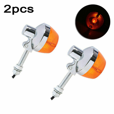 

2x For Honda CT70 CT90 XL100 CB350 CM400 CB450 CB750 Turn Signal Light 8mm 12V