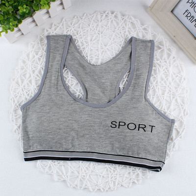 

Girls Underwear Bra Vest Letter Print Cotton Bras Wire Free Comfortable Bra Underwear for Girls