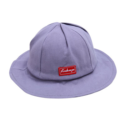 

Autumn kids Hats for Boys Girls Letter Print Bucket Hats Casual Caps Reversible Sun Headwear 2-7Y